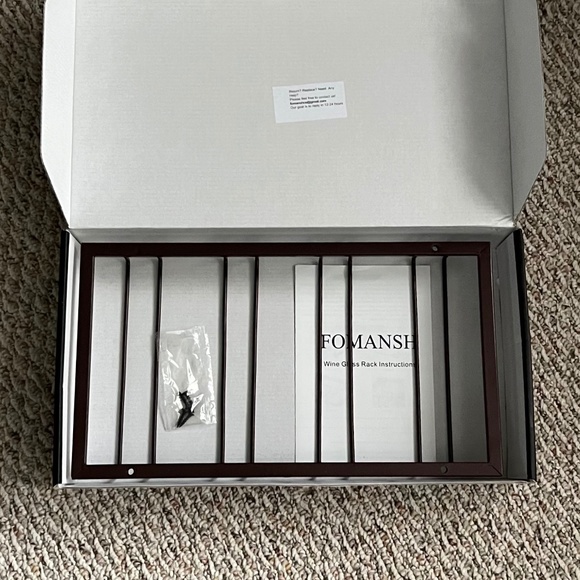 NEW - Wine Glass Rack - Bronze - Picture 5 of 13